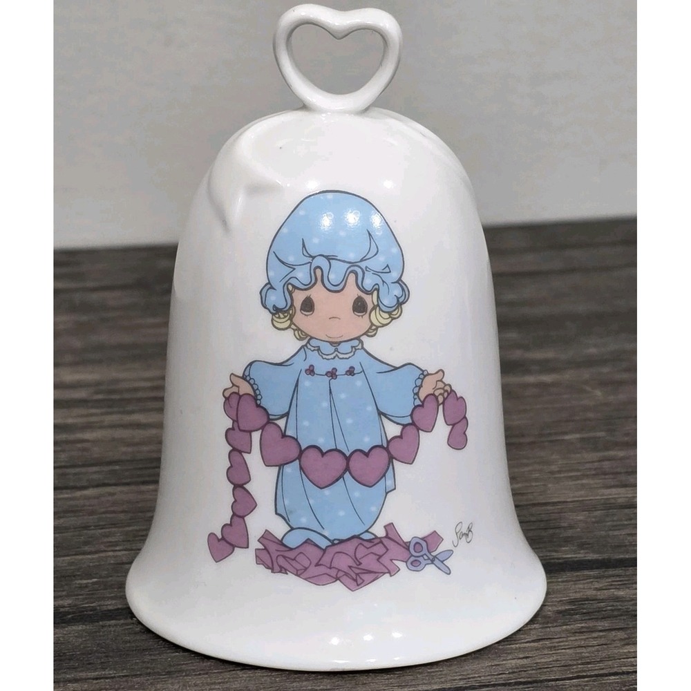 Vintage Precious Moments You‎ Have Touched So Many Hearts Porcelain Bell 1995